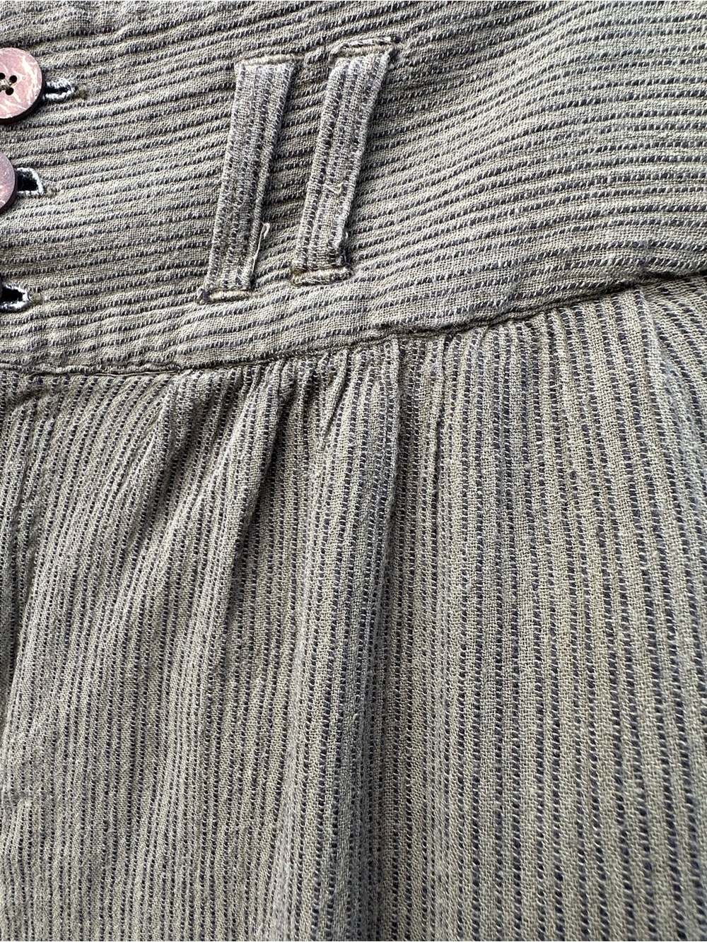 Free People Trouser Relaxed High-Rise Ankle Crop BOHO Festival Gorpcore Academa - Picture 7 of 17